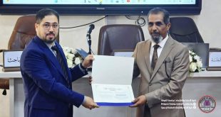 تدريسي من  الكلية يشارك في  مؤتمر علمي دولي نظمته العتبة الحسينية المقدسة